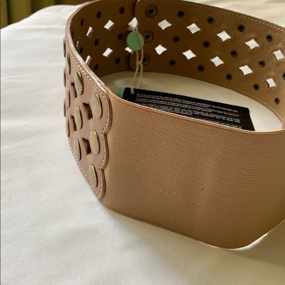 NWT Motif 56 wide leather belt Anthropology - Picture 5 of 9